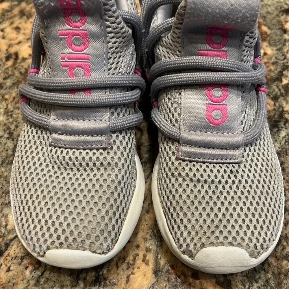 adidas Kids' Lite Racer Adapt 3.0 Shoes pink/ Gray size 11 K